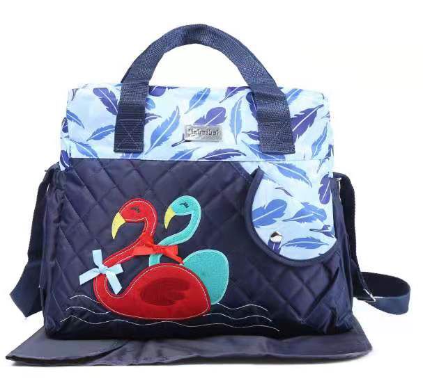 Bolso + Mudador cisne azul