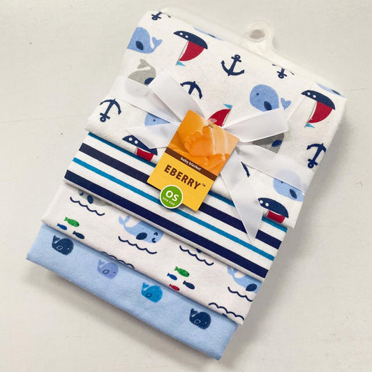 Manta 100% algodón-franela diseño niño