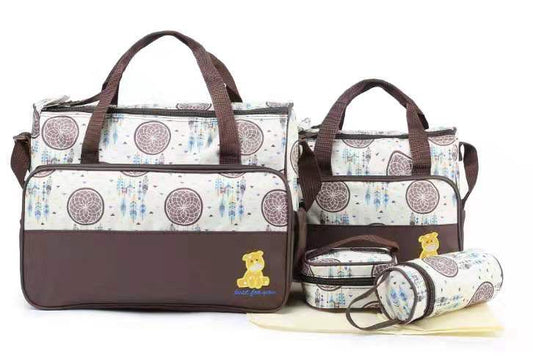 Bolso maternal 5 piezas con diseño de atrapasueños