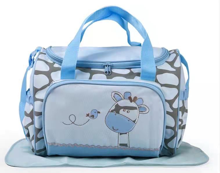 Bolso maternal + Mudador girafa